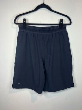 Fabletics Fundamental Lined 9" Shorts Black Shorts Lined Pockets Athletic Small